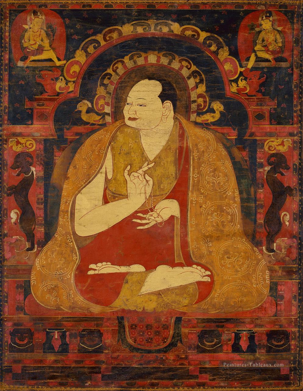 Portrait d’un bouddhisme de Lama Peintures à l'huile